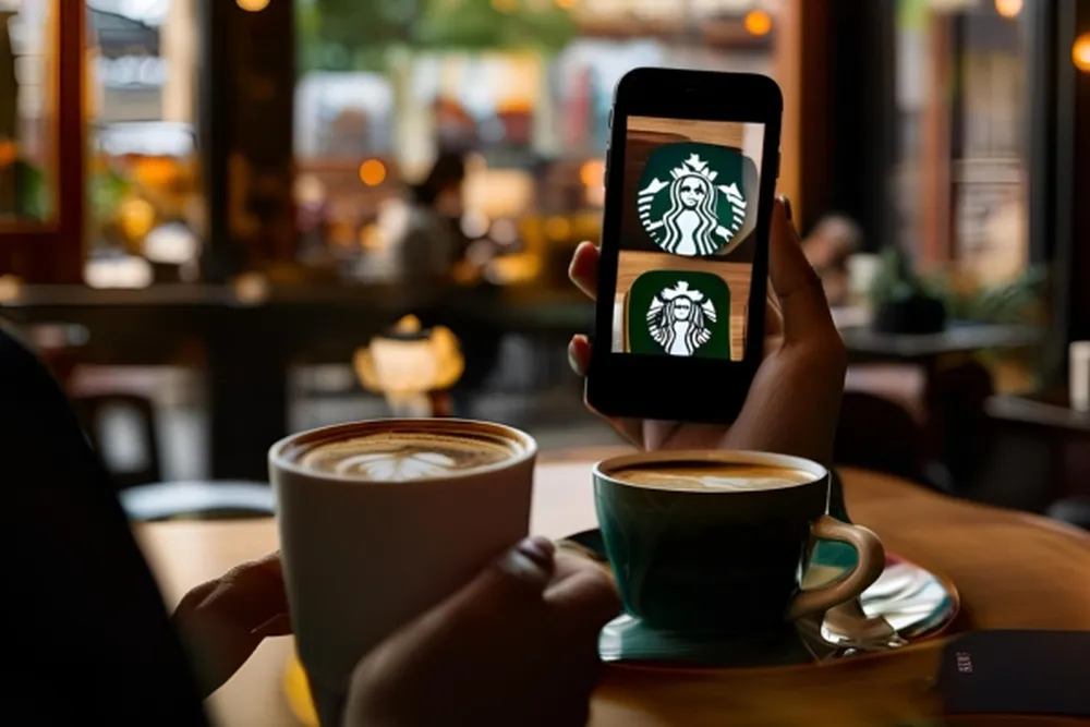 Order your favorite Starbucks coffee from your phone with the new app, including adding your partner card effortlessly.