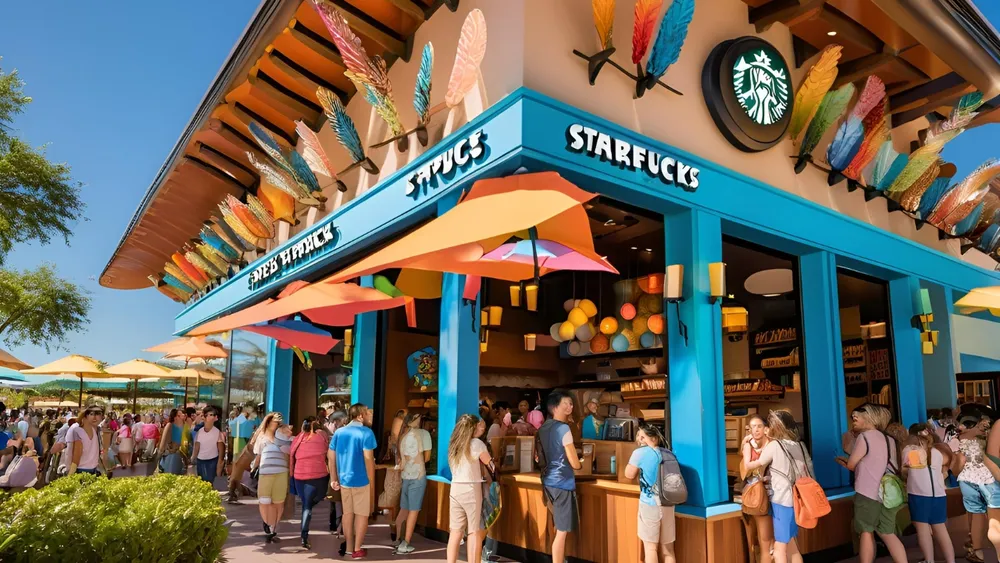 Starbucks opens a new location in Orlando, welcoming customers with its signature coffee and inviting atmosphere.